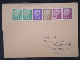 SARRE- Enveloppe Pour Le Cameroun En 1957 Aff Quadricolore    LOT P5811 - Lettres & Documents