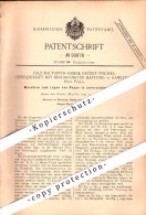 Original Patent - Baupappen-Fabrik Patent Fischer In Rawitsch / Rawicz , 1897 , Maschine Für Pappe , Papierfabrik !!! - Posen