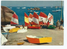 CP ECOLE DE VOILE D'OPTIMIST SUR LA COTE DE GRANIT ROSE, COTES D'ARMOR 22 - Other & Unclassified