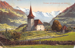 Z14865 Switzerland Frutigen Doldenhorn Alleis Reformed Church Mountains - Frutigen