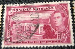 Trinidad And Tobago 1938 General Post Office And Treasury 5c - Used - Trinidad Y Tobago