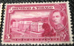 Trinidad And Tobago 1938 General Post Office And Treasury 5c - Used - Trinidad Y Tobago