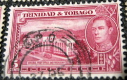 Trinidad And Tobago 1938 General Post Office And Treasury 5c - Used - Trinidad Y Tobago