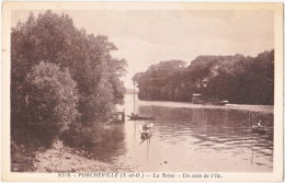 78. PORCHEVILLE. La Seine. Un Coin De L'Ile. 9318 - Porcheville