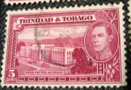 Trinidad And Tobago 1938 General Post Office And Treasury 5c - Used - Trinidad Y Tobago