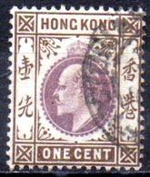 HONG KONG 1903 King Edward VII - 1c Brown  FU - Usados