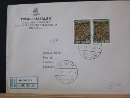 53/082   LETTRE  ISLANDE - Covers & Documents