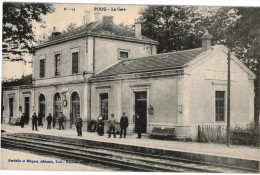 Carte Postale Ancienne De FOUG - LA GARE - Foug