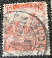 Hungary 1916 Reaper 10f - Used - Ungebraucht