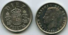 Espagne Spain 10 Pesetas 1983 KM 827 - 10 Pesetas