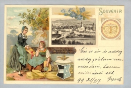 AK MOTIV SCHOKOLADE 1898~ Litho Suchard Aarau - Aarau