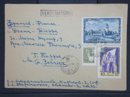 RUSSIE-Enveloppe  Pour Dieppe En 1957  Affranchissement Plaisant    à Voir P5993 - Storia Postale