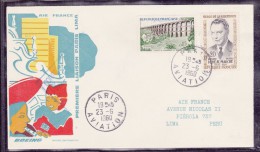 France Aviation - Lettre - First Flight Covers