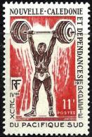 NEW CALEDONIA 11 FRANCS SOUTH PACIFIC GAMES SPORT PAPEETE WEIGHTLIFTING OUT OF SET MINT 1971 SG488 READ DESCRIPTION !! - Ungebraucht