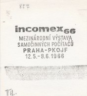 J2186 - Czechoslovakia (1945-79) Control Imprint Stamp Machine (R!): International Exhibition Automatic Computers 1966 - Prove E Ristampe
