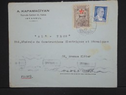 TURQUIE-Enveloppe De Istanbul Pour Paris En 1940 à Voir  P6077 - Cartas & Documentos