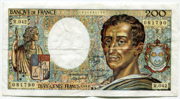 Dd France 200 Francs "" MONTESQUIEU "" 1986 # 4 - 200 F 1981-1994 ''Montesquieu''