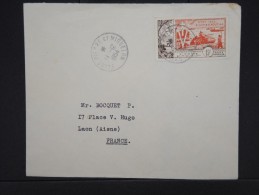 ST PIERRE ET MIQUELON-Enveloppe Pour La France En 1954 Aff P.A. ( Débarquement)   à Voir  P6136 - Covers & Documents