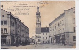 Germany - Deggendorf - Unterer Stadtplatz Mit Heilig Grab Kirche - Deggendorf