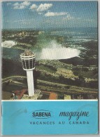 Sabena Magazine 1965 N° 52 Vacances Au Canada Aviation Photos Roi Baudouin Fabiola Spaak Festival Chopin - Aviation