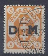 Germany (Danzig) 1921  Dienstmarken  (o)  Mi.1 - Officials