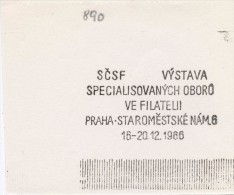J2232 - Czechoslovakia (1945-79) Control Imprint Stamp Machine (R!): Exhibition Of Specialized Fields In Philately 1966 - Essais & Réimpressions