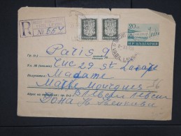 BULGARIE-Entier Postal En Recommandé De Vasil Levski En 1955  Aff Plaisant  à Voir    P6167 - Postkaarten