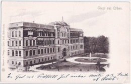 Gruss Aus Cöthen Köthen Akademie 19.12.1900 Gelaufen - Köthen (Anhalt)