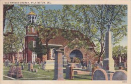 Old Swedes Church And Cenetery Wilmington Delaware 1940 - Wilmington