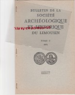 87 - EXTRAIT BULLETIN STE ARCHEOLOGIQUE LIMOUSIN- LOUIS BONNAUD-LA QUINTAINE SAINT LEONARD DE NOBLAT- 1973 - Limousin
