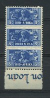 SOUTH  AFRICA    1942    WAR  EFFORT     3d  Blue      MH - Nuevos