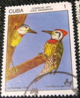 Cuba 1977 Birds Xiphidiopicus Percussus 1c - Used - Oblitérés