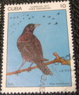 Cuba 1977 Birds Dives Atroviolacea 10c - Used - Oblitérés