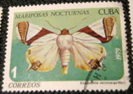 Cuba 1979 Cuban Nocturnal Butterflies Mariposas Nocturnas 1c - Used - Oblitérés