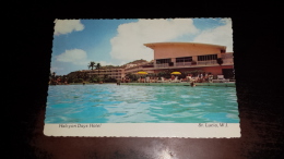 C-38621 SANTA LUCIA WEST INDIES HALCYON DAYS HOTEL PISCINA - Sainte-Lucie