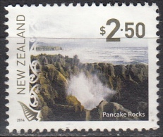 Nuova Zelanda, 2014 - $2,50 Pancake Rocks - Nr.2524 Usato° - Gebruikt