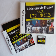 JEU NINTENDO DS - L'HISTOIRE DE FRANCE POUR LES NULS - Nintendo DS