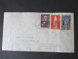Frankreich 1938 MiF Nr.407,  426 Und 430. Nach St. Gallen. Schöne Frankatur! - Lettres & Documents