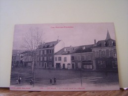 TOURNAY (HAUTES PYRENEES) LES COMMERCES. LES MAGASINS. LA PLACE, COTE DE L´EGLISE - Tournay