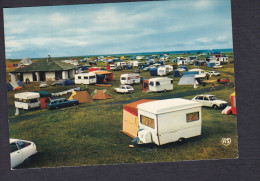 CPSM - Brehal Bricqueville Sur Mer (50) Camping De La Vanlee ( Voitures Caravaning ARTAUD) - Brehal