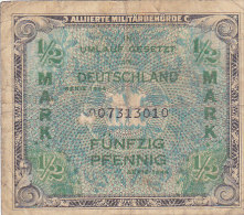 Fünfzig Pfennig - 1/2 Mark - Allierte Militärbehörde 1944 - Sonstige & Ohne Zuordnung