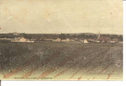 MONTIGNY SUR AVRE  Vue Générale ,couleur Glacé Vernis , Pas D'editeur     ETAT - Montigny-sur-Avre