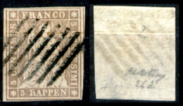Svizzera--MF-0006 - 1854/1862 - Y&T: N. 26d (o) - Privo Di Difetti Occulti. - Usados