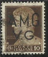 VENEZIA GIULIA 1945 - 1947 TRIESTE AMGVG AMG VG POSTA ORDINARIA CENT. 10 (I) USATO USED OBLITERE´ - Oblitérés