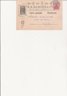 CARTE PUB AFFRANCHIE TIMBRE ALLEMAND N° 69 - OBLITERATION STRASBOURG 1911 - Cartas & Documentos