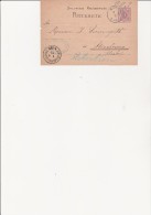 ENTIER POSTAL ALLEMAND -OBLITERATIO MUTZIG 1877 -  TB - Cartas & Documentos