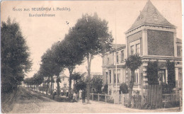 Gruss Aus NEUBUKOW Mecklenburg Burchardstrasse Belebt Villa 28.6.1915 Gelaufen - Kühlungsborn