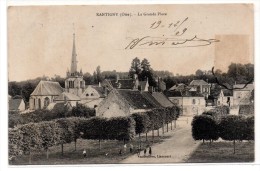 CPA - RANTIGNY - LA GRANDE PLACE - N/b - 1909 - - Rantigny