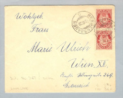 Norwegen 1920-03-30 Brief Bergensbanen > Wien AT - Lettres & Documents