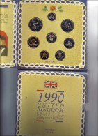 United Kingdm Brilant Uncirculated Coin Collection 1990 Ufficiale FDC - Nieuwe Sets & Proefsets